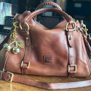 Dooney & Bourke Florentine Leather Satchel Bag